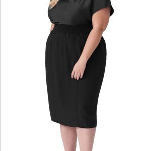 Universal Standard Blair Swiss Dot Chiffon Skirt